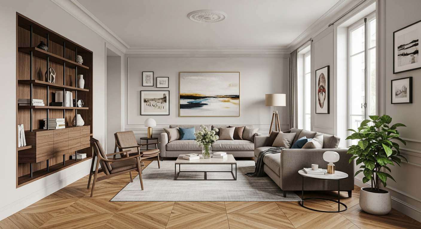 Projet de rénovation et d'architecture d'intérieur à Versailles par CHC Habitat